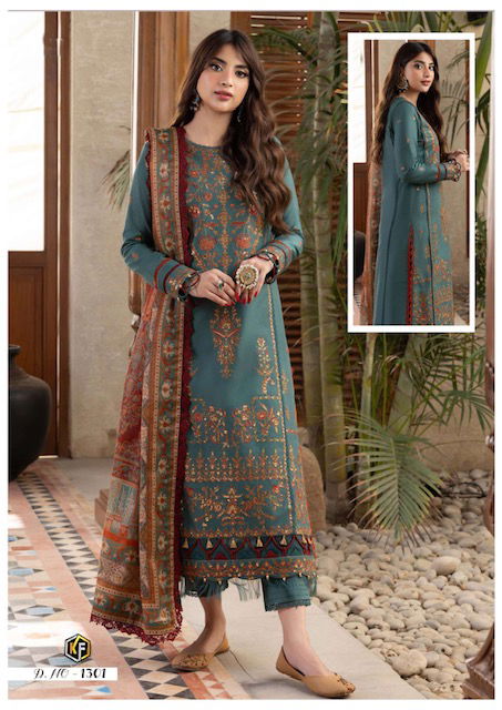 Keval Rangrez Vol 3 Karachi Cotton Dress Material Catalog
